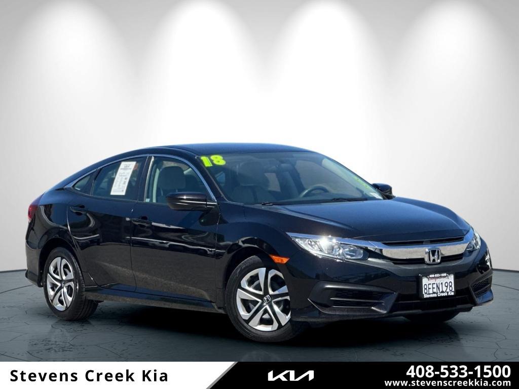 used 2018 Honda Civic car, priced at $13,995
