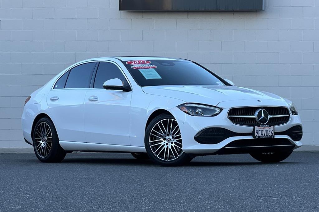 used 2023 Mercedes-Benz C-Class car, priced at $34,300