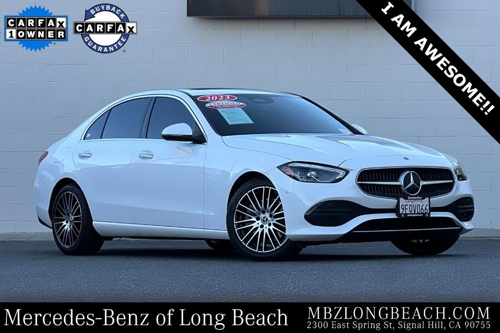 used 2023 Mercedes-Benz C-Class car, priced at $34,300