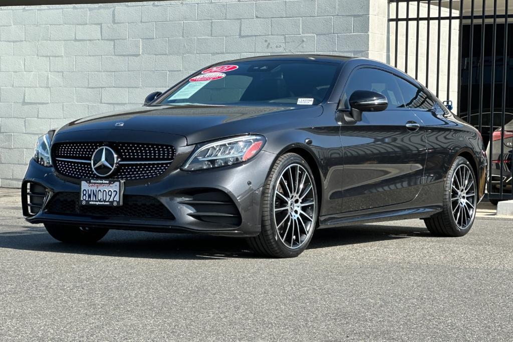 used 2021 Mercedes-Benz C-Class car, priced at $29,900