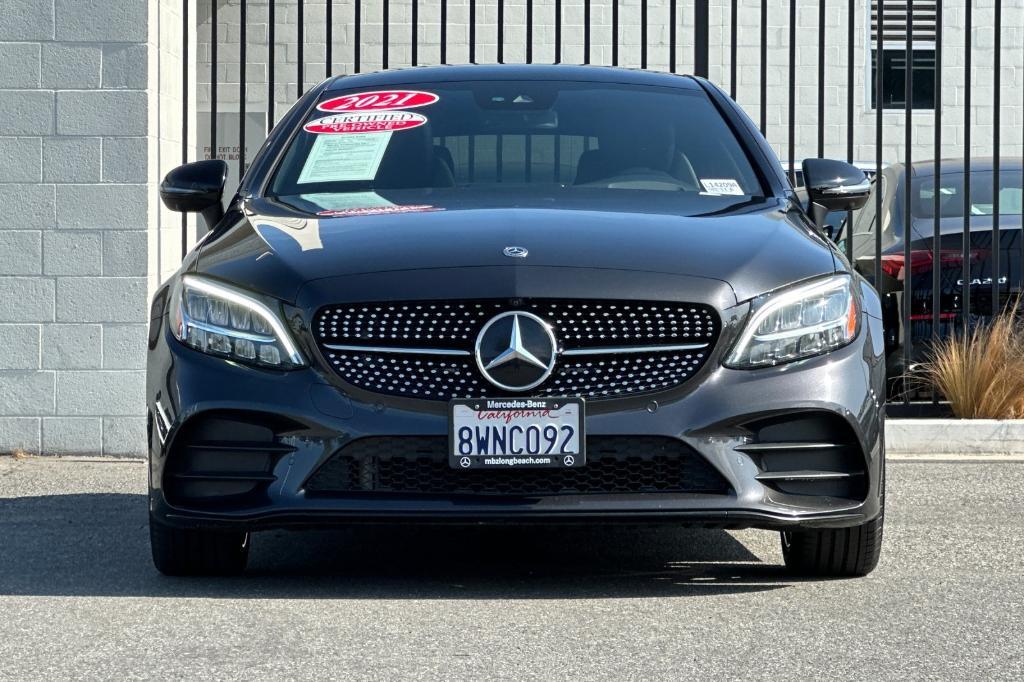 used 2021 Mercedes-Benz C-Class car, priced at $29,900