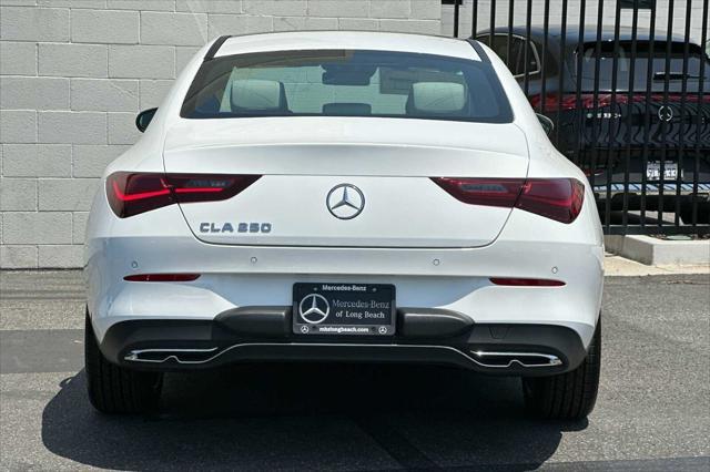 new 2025 Mercedes-Benz CLA 250 car, priced at $45,710