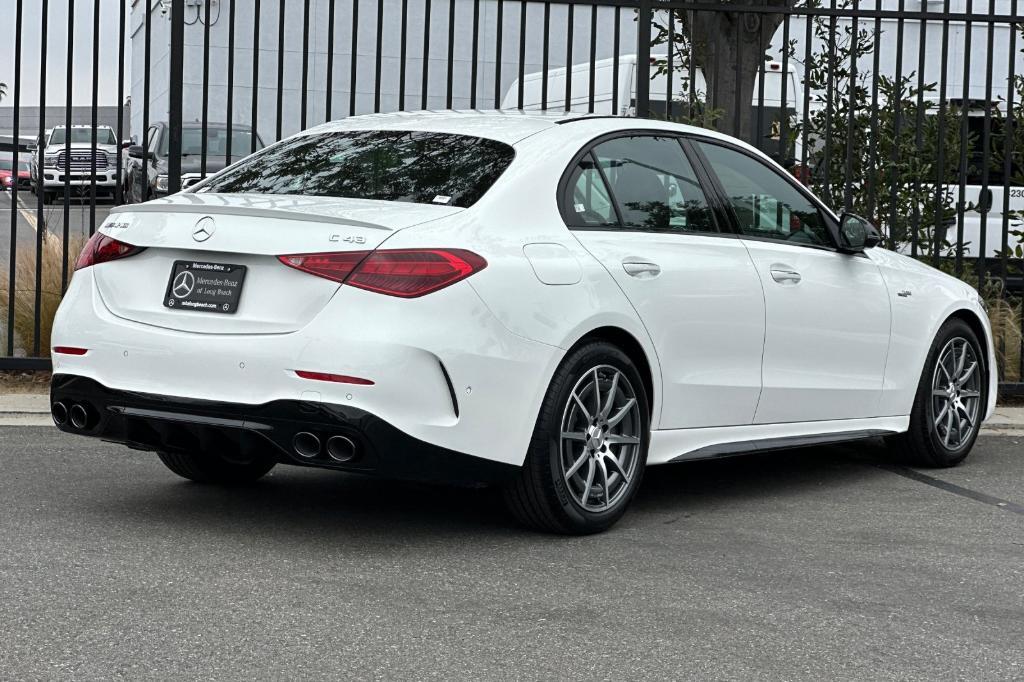 new 2025 Mercedes-Benz AMG C 43 car, priced at $68,085