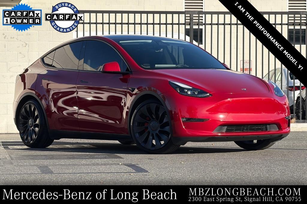 used 2022 Tesla Model Y car, priced at $29,500