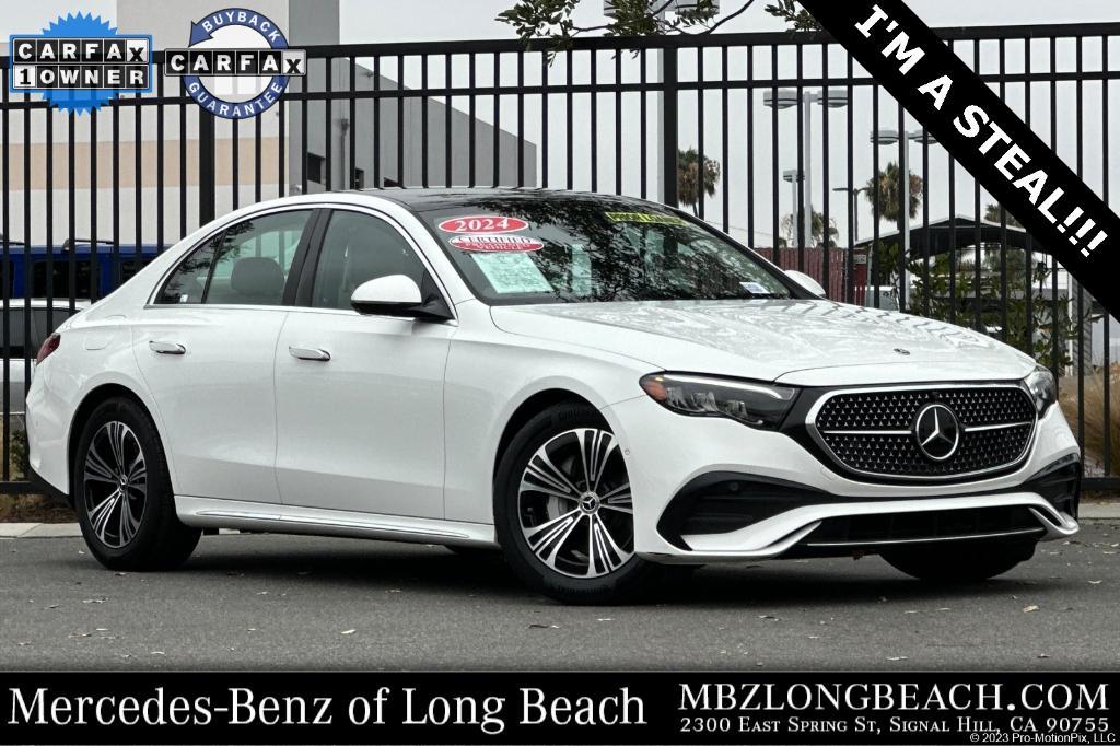 used 2024 Mercedes-Benz E-Class car, priced at $58,500