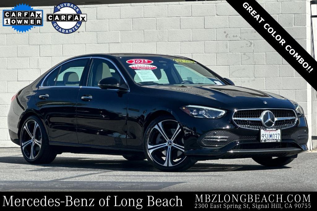 used 2025 Mercedes-Benz C-Class car, priced at $45,200