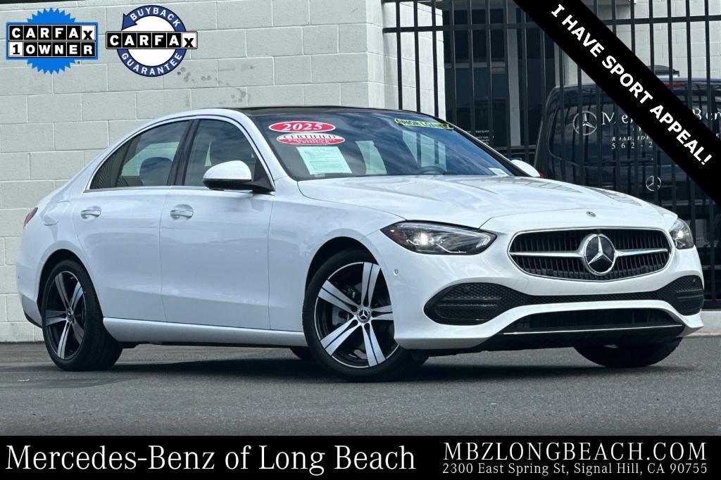 used 2025 Mercedes-Benz C-Class car, priced at $45,900
