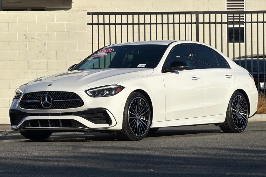 used 2022 Mercedes-Benz C-Class car, priced at $31,700