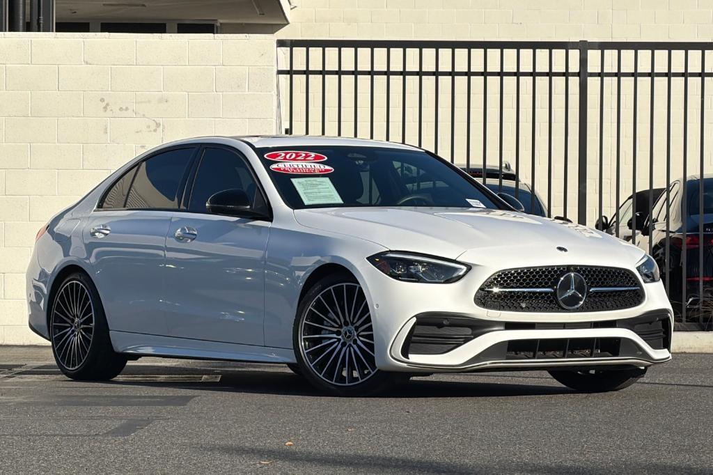 used 2022 Mercedes-Benz C-Class car, priced at $31,700