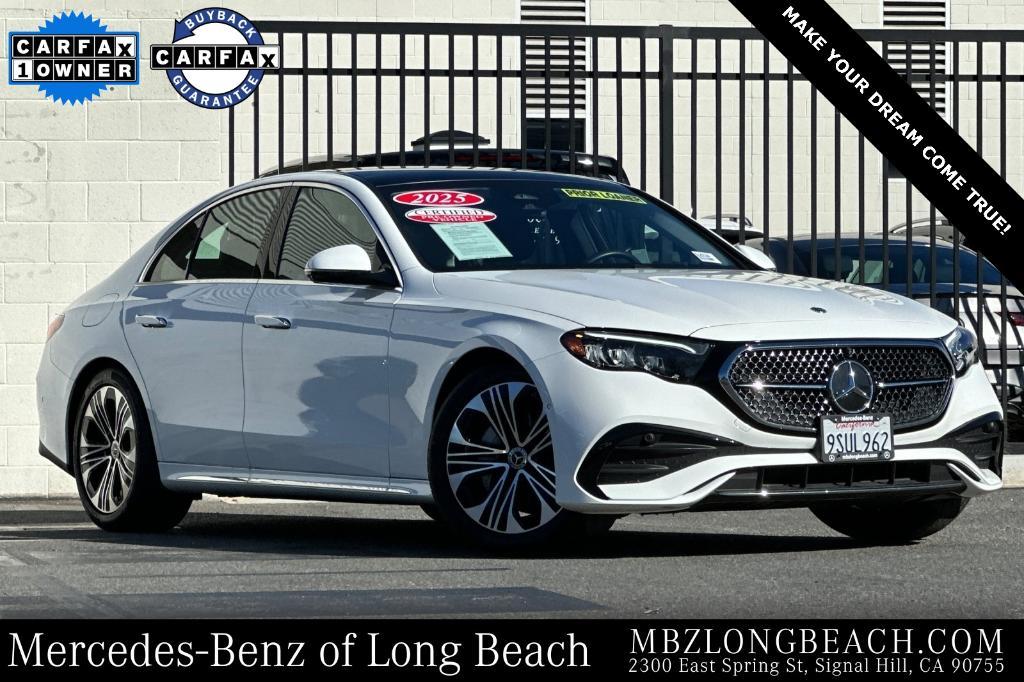 used 2025 Mercedes-Benz E-Class car, priced at $59,200