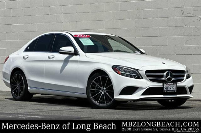 used 2021 Mercedes-Benz C-Class car, priced at $31,491