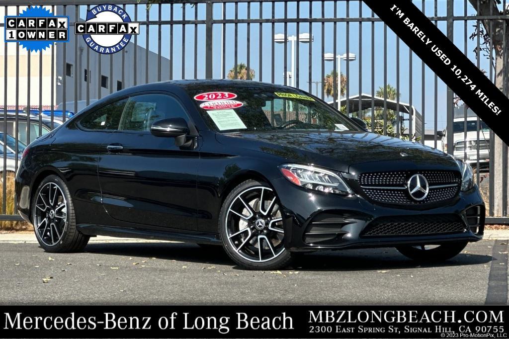 used 2023 Mercedes-Benz C-Class car, priced at $39,900