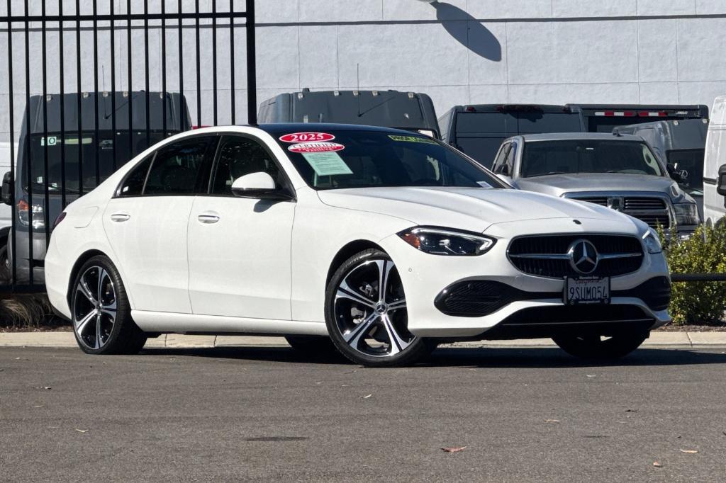 used 2025 Mercedes-Benz C-Class car, priced at $45,400