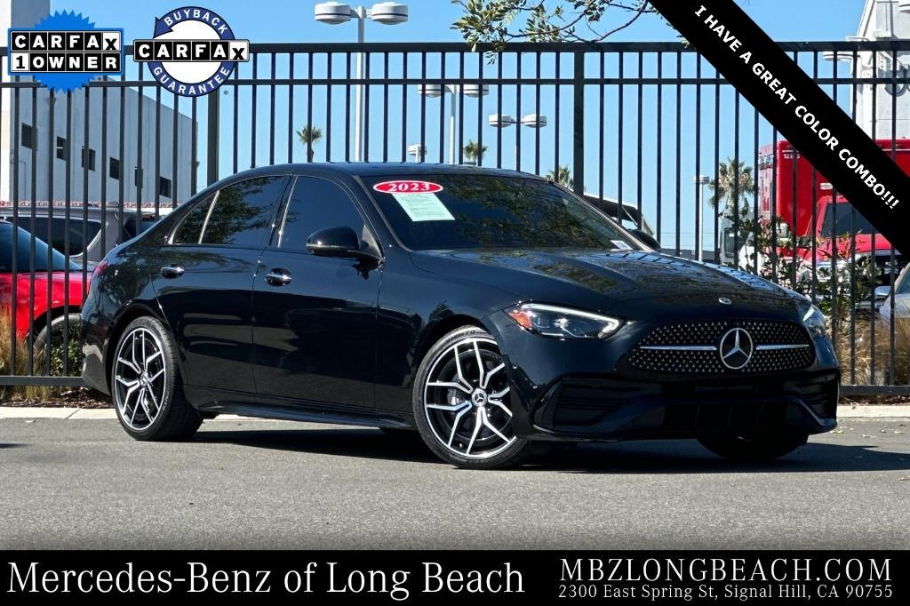 used 2023 Mercedes-Benz C-Class car, priced at $34,200