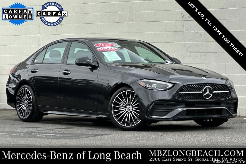 used 2023 Mercedes-Benz C-Class car, priced at $35,900