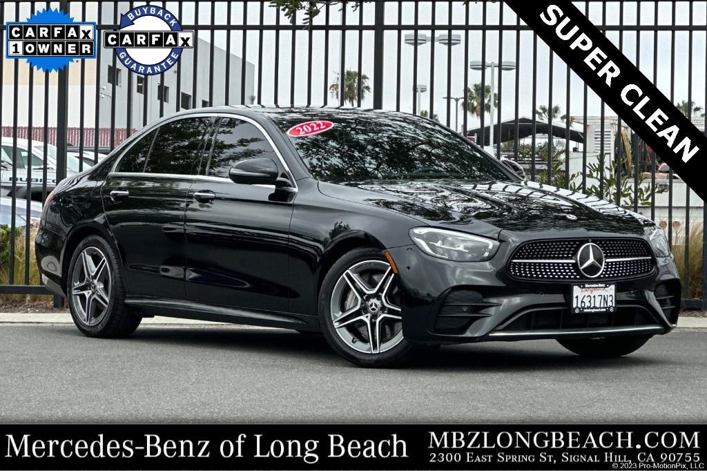 used 2022 Mercedes-Benz E-Class car, priced at $27,900