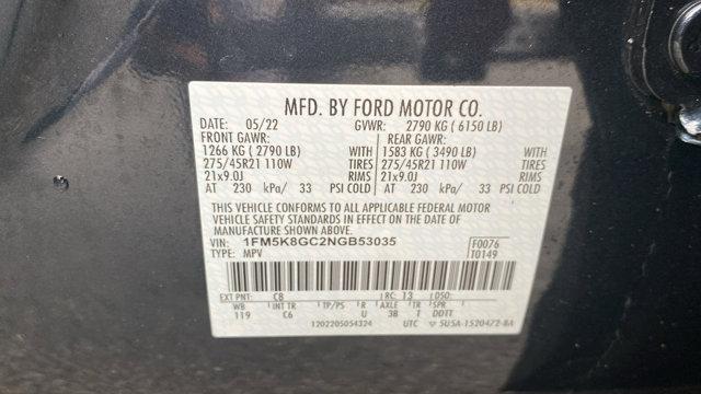 used 2022 Ford Explorer car, priced at $47,655