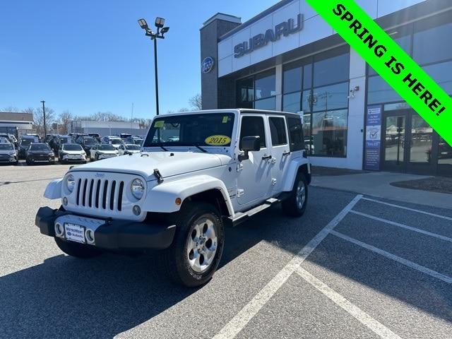 used 2015 Jeep Wrangler Unlimited car, priced at $21,391