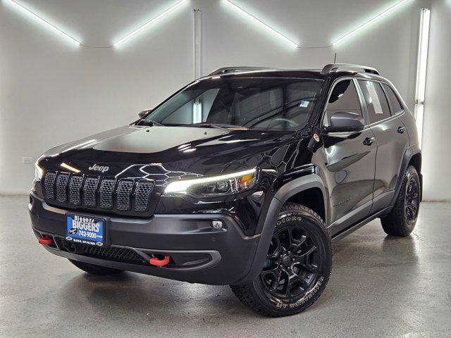 used 2021 Jeep Cherokee car, priced at $24,860