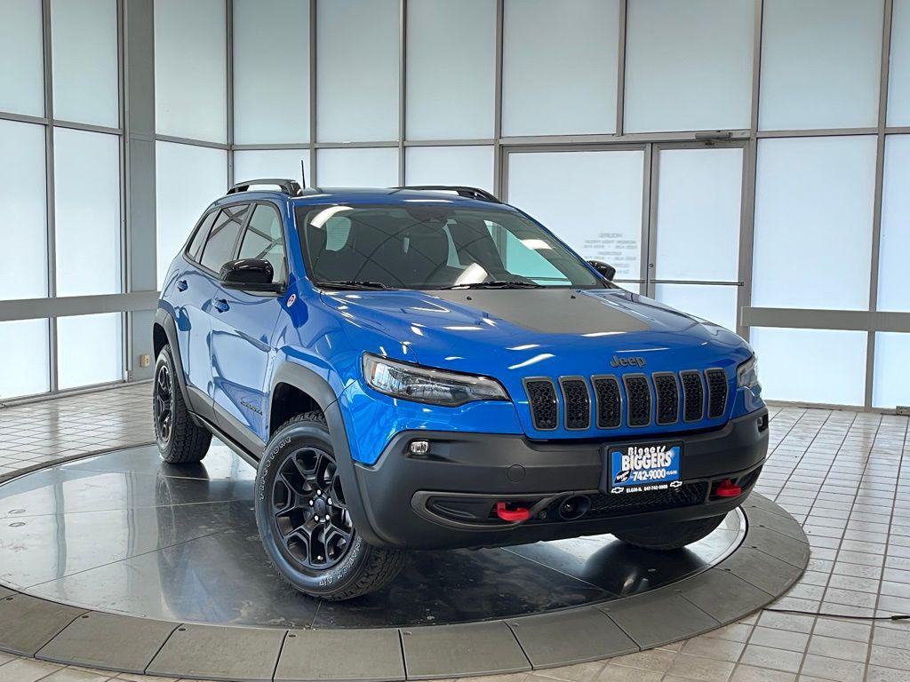 used 2022 Jeep Cherokee car, priced at $24,500
