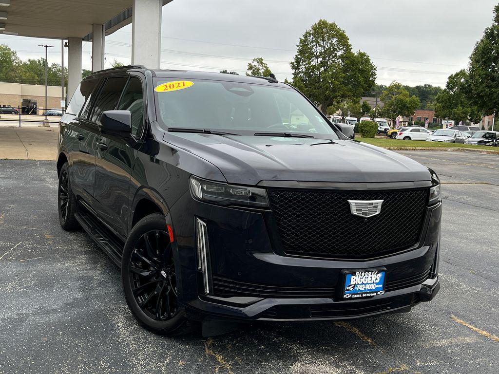 used 2021 Cadillac Escalade ESV car, priced at $65,557