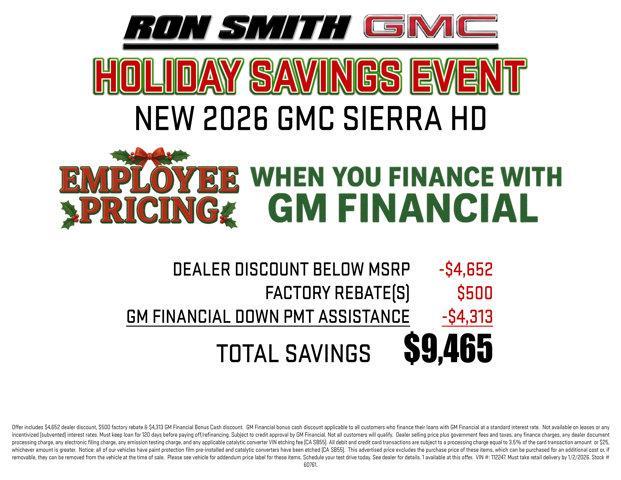 new 2026 GMC Sierra 2500 car, priced at $81,364