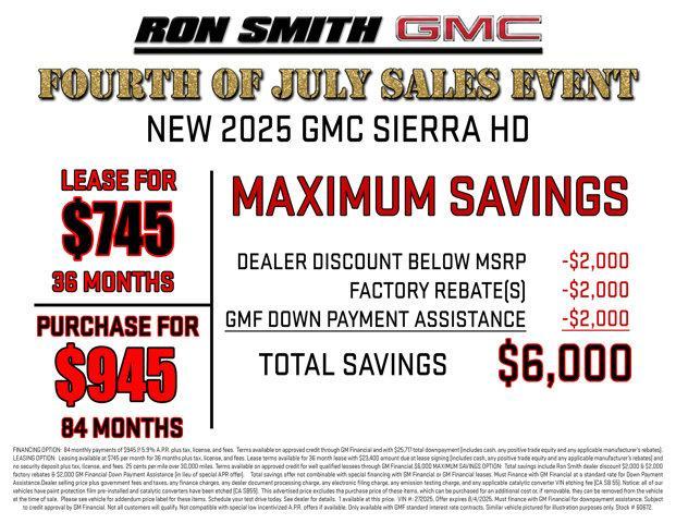 new 2025 GMC Sierra 2500 car, priced at $89,310