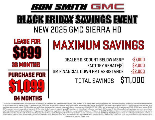 new 2025 GMC Sierra 2500 car, priced at $84,105