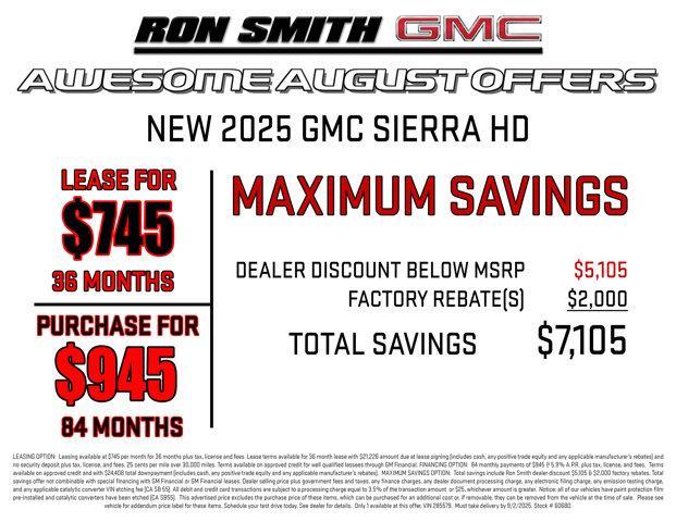 new 2025 GMC Sierra 2500 car, priced at $87,000