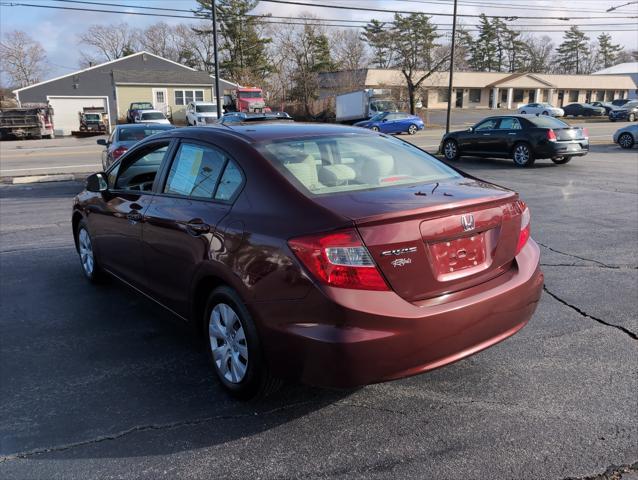 used 2012 Honda Civic car, priced at $12,490