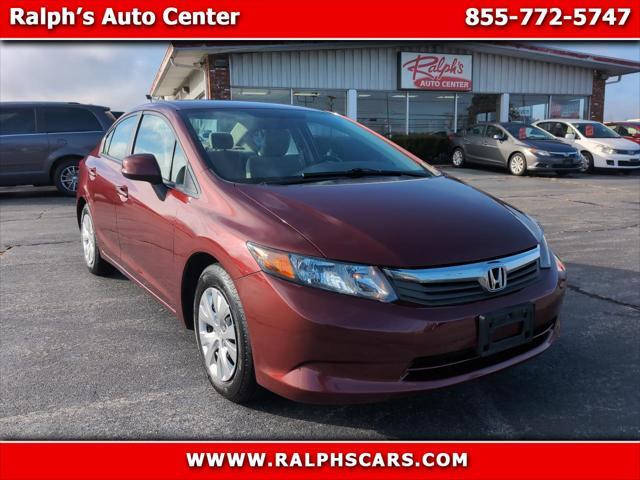 used 2012 Honda Civic car, priced at $12,490