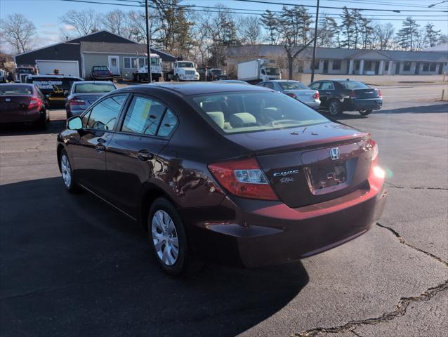 used 2012 Honda Civic car, priced at $8,990