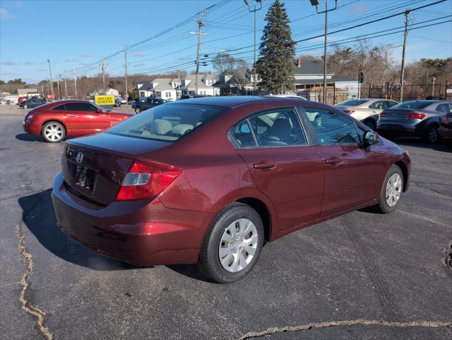 used 2012 Honda Civic car, priced at $8,990