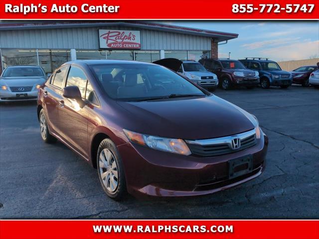 used 2012 Honda Civic car, priced at $8,990