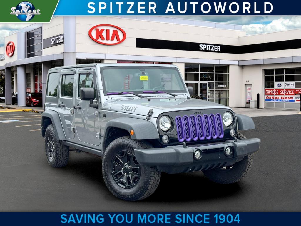 used 2017 Jeep Wrangler Unlimited car, priced at $21,867