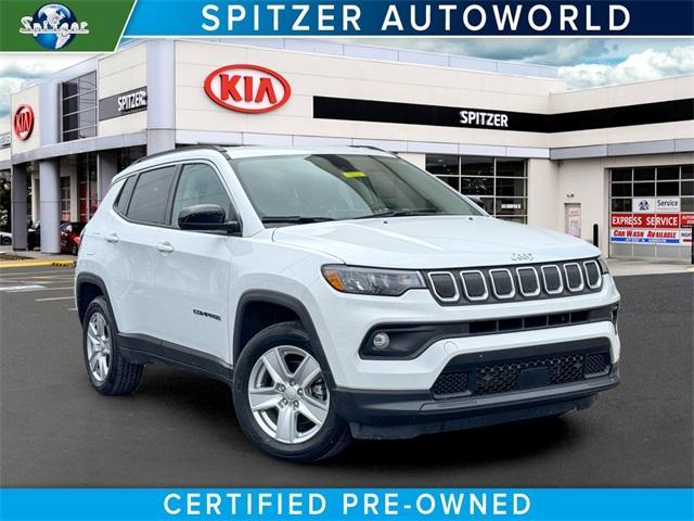 used 2022 Jeep Compass car, priced at $22,112