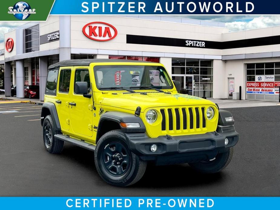 used 2022 Jeep Wrangler Unlimited car, priced at $35,587