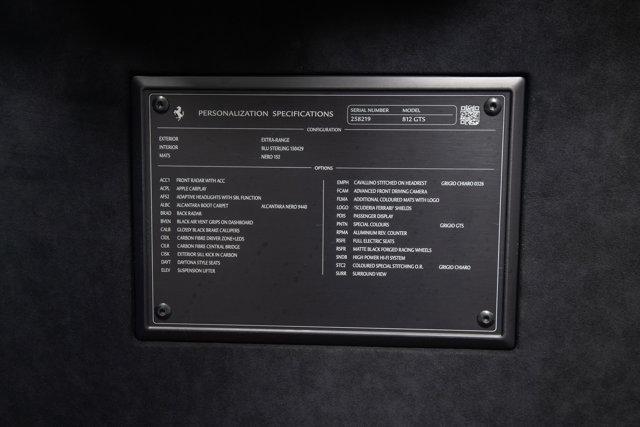used 2021 Ferrari 812 GTS car, priced at $484,995
