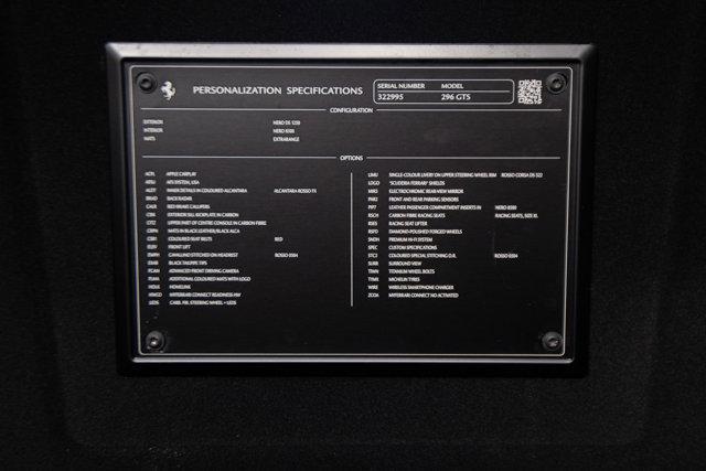 used 2025 Ferrari 296 GTS car, priced at $447,995