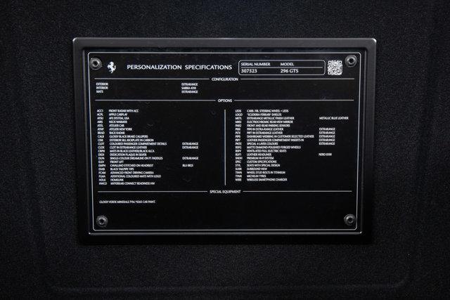 used 2024 Ferrari 296 GTS car, priced at $454,995
