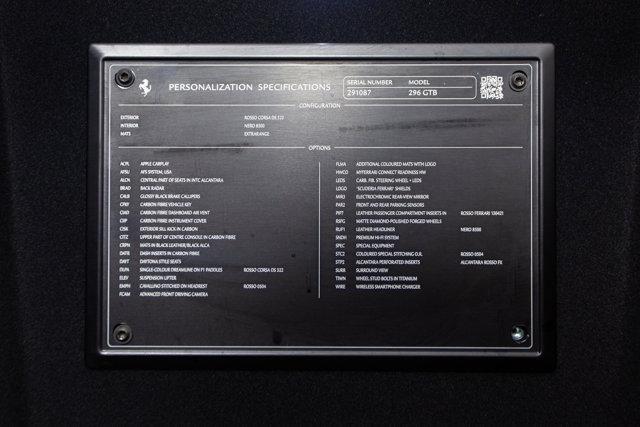 used 2023 Ferrari 296 GTB car, priced at $329,995