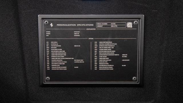 used 2023 Ferrari 296 GTS car, priced at $489,995