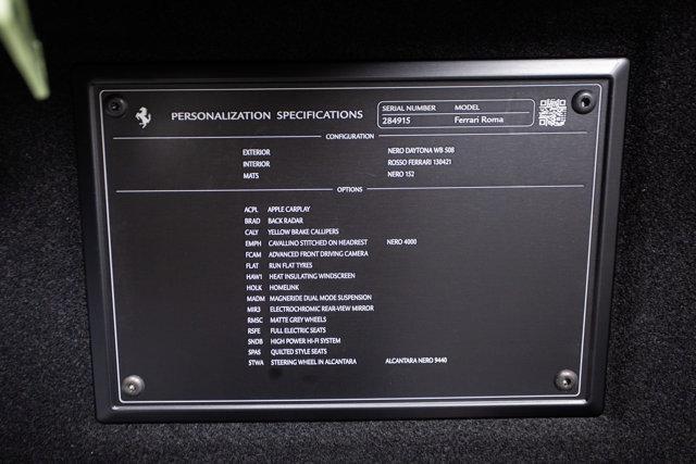 used 2022 Ferrari Roma car, priced at $214,995