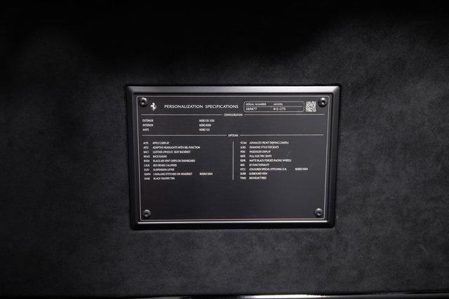 used 2023 Ferrari 812 GTS car, priced at $549,995