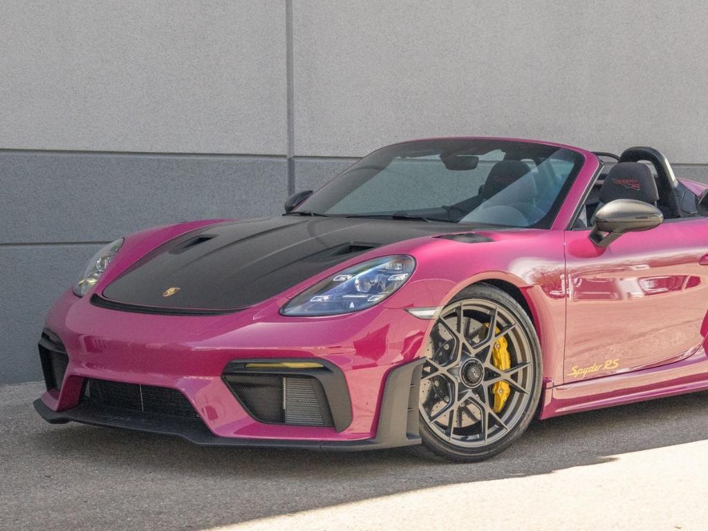 used 2024 Porsche 718 Spyder car, priced at $215,990