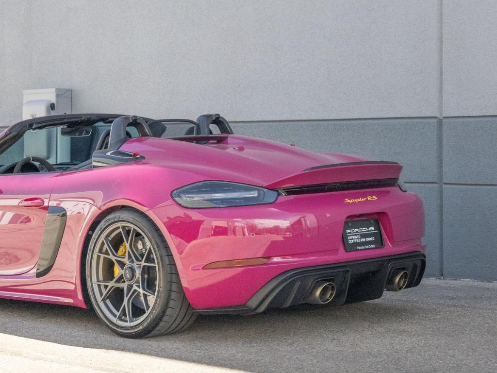 used 2024 Porsche 718 Spyder car, priced at $215,990