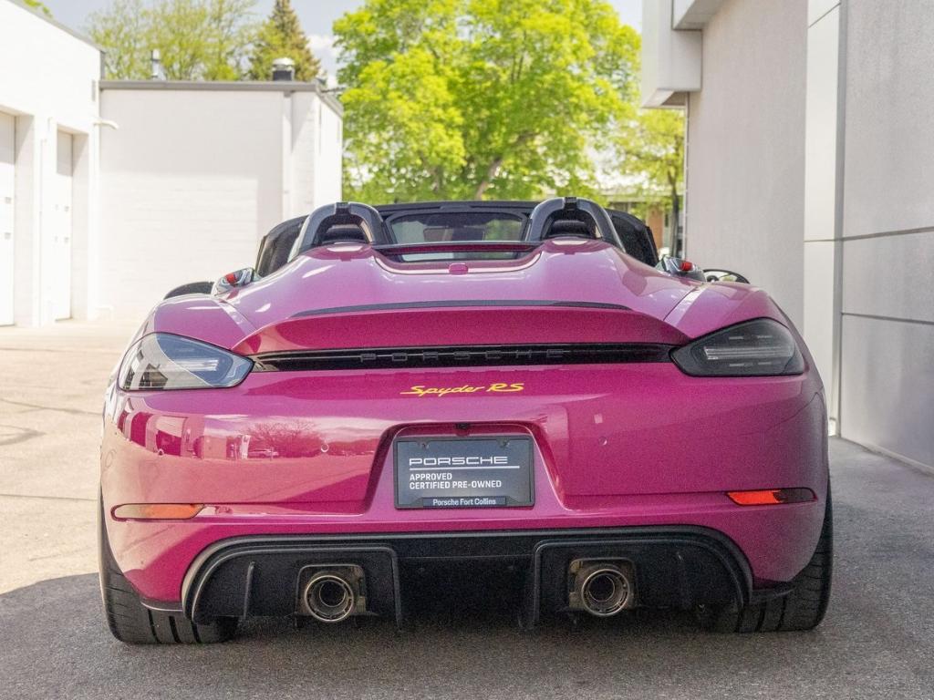 used 2024 Porsche 718 Spyder car, priced at $215,990
