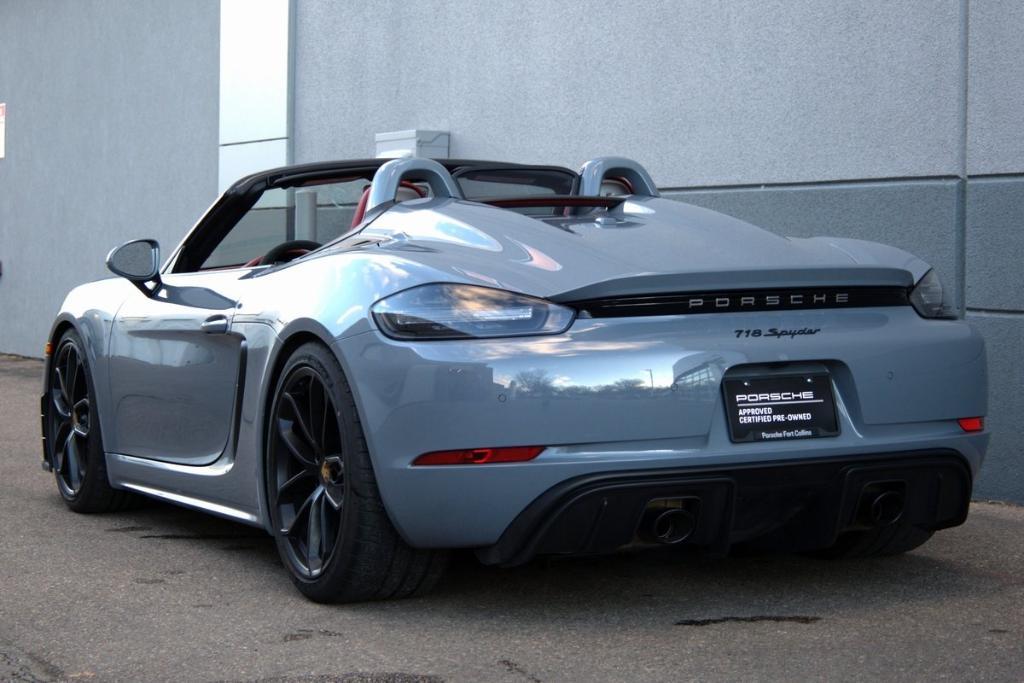 used 2023 Porsche 718 Spyder car, priced at $142,890