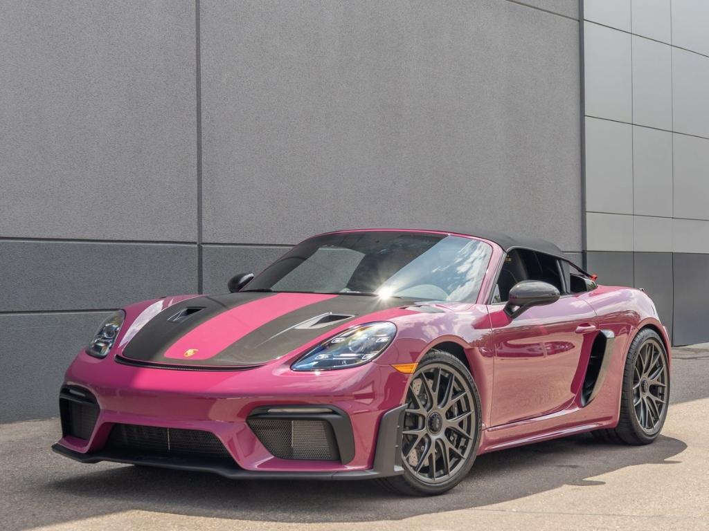 used 2025 Porsche 718 Spyder car, priced at $241,990