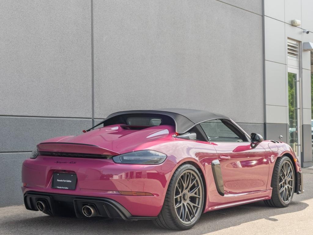 used 2025 Porsche 718 Spyder car, priced at $241,990